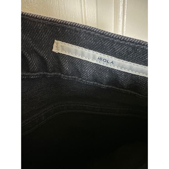 Citizens Of Humanity Isola Cropped Boot Cut Frayed Hem in Stormy Jeans 30 - Picture 5 of 9